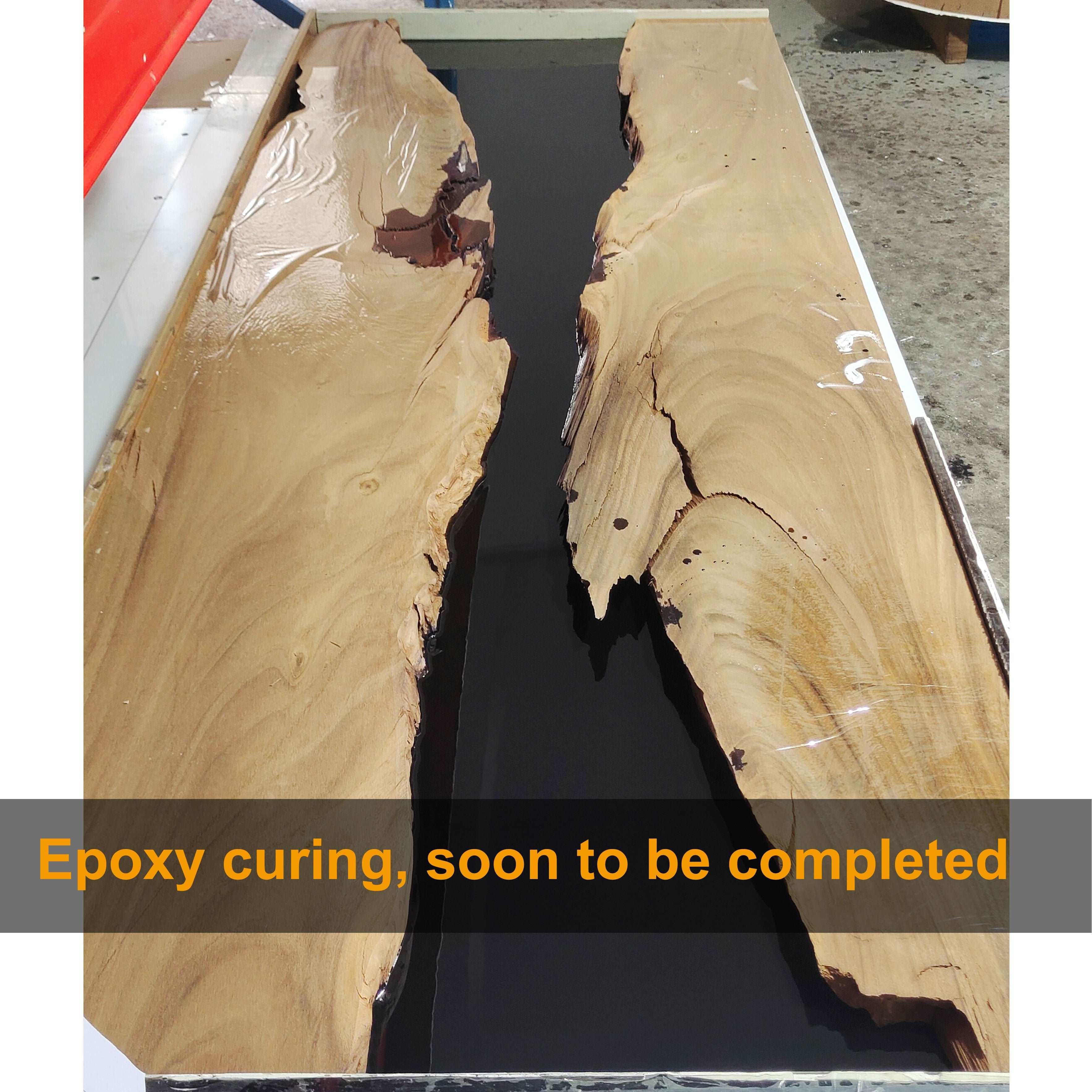 Awesome black epoxy river table - MOOKA FURNITURE