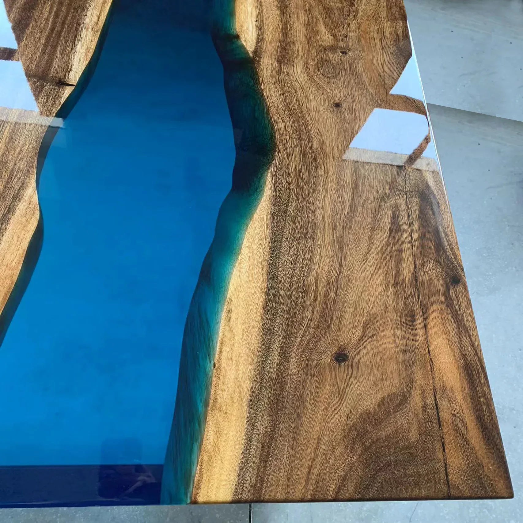 Make to order one of a kind dining table waterfall table - MOOKA FURNITURE