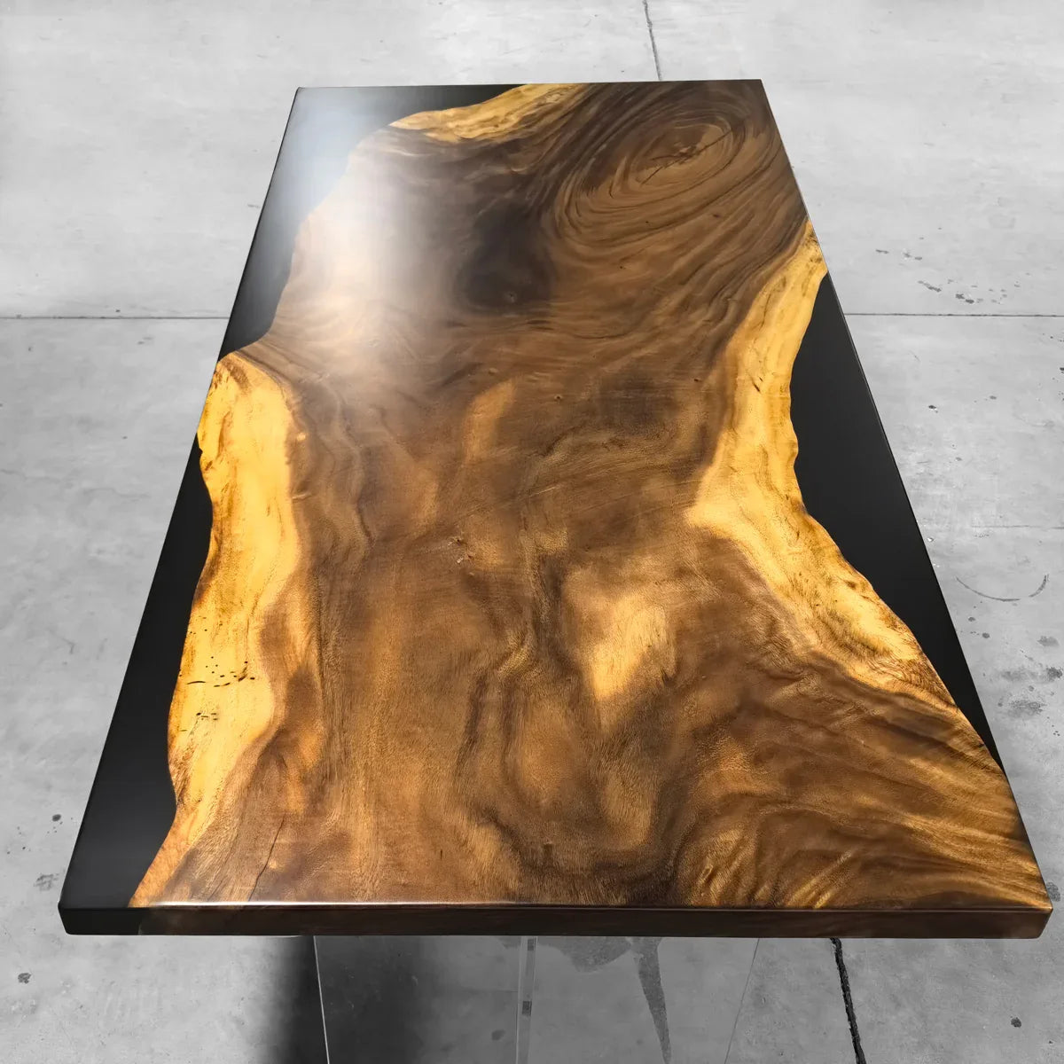 Craftsmanship single masterpiece solid wood dining table for 8 people - MOOKA FURNITURE