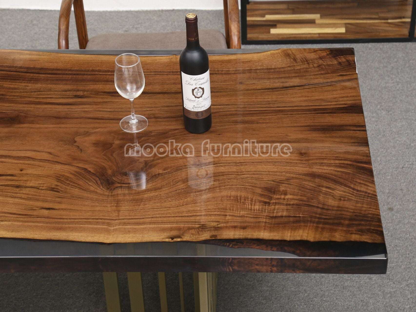 Resin River Table - MOOKAFURNITURE