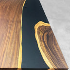 Personalized Luxury big size river table natural wood live edge dining table - MOOKA FURNITURE