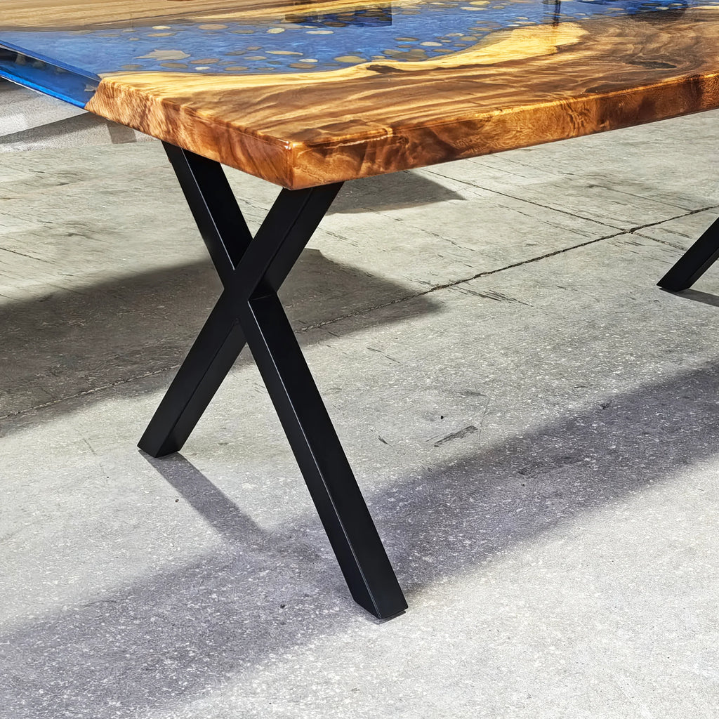 The X legs 28" height for river table (6-8 people) - MOOKA FURNITURE