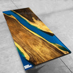 Resin Wood Dining Table - MOOKA FURNITURE