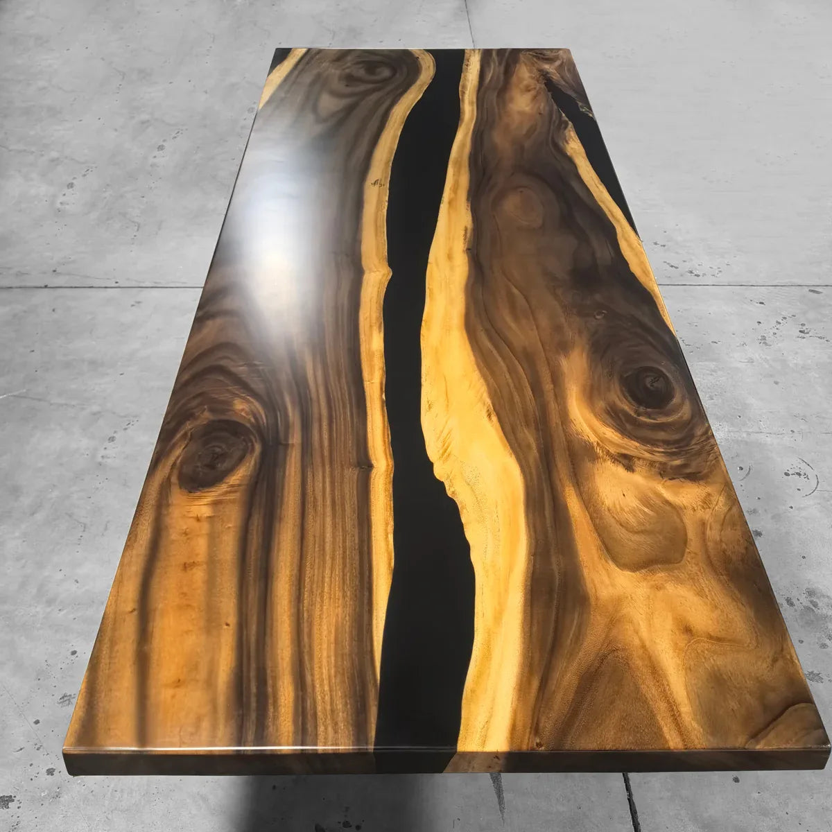 10feet stunning river table wood dining table for 10-12 people - MOOKA FURNITURE