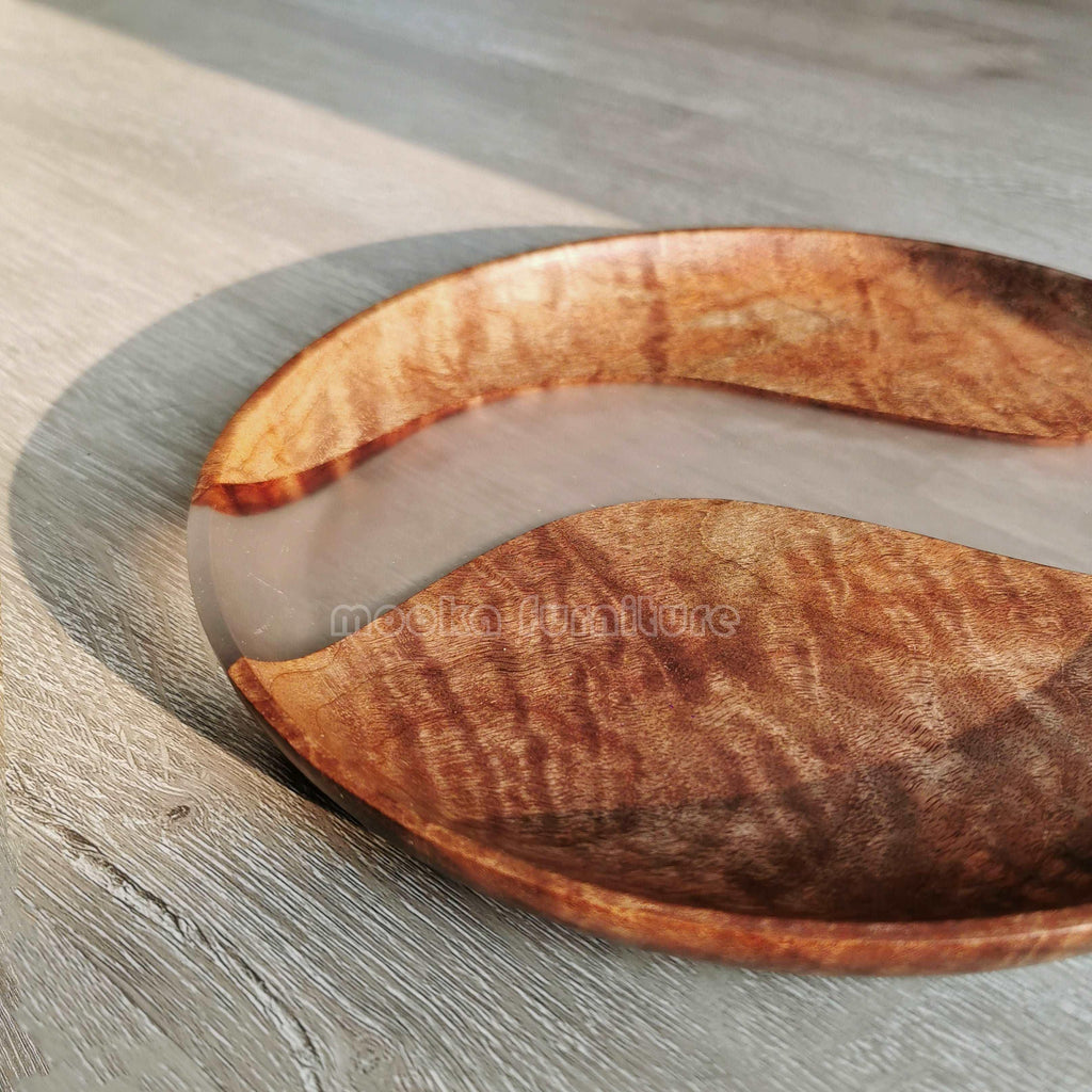 BLACK WALNUT RESIN TRAY FREE SHIPPING - MOOKA FURNITURE