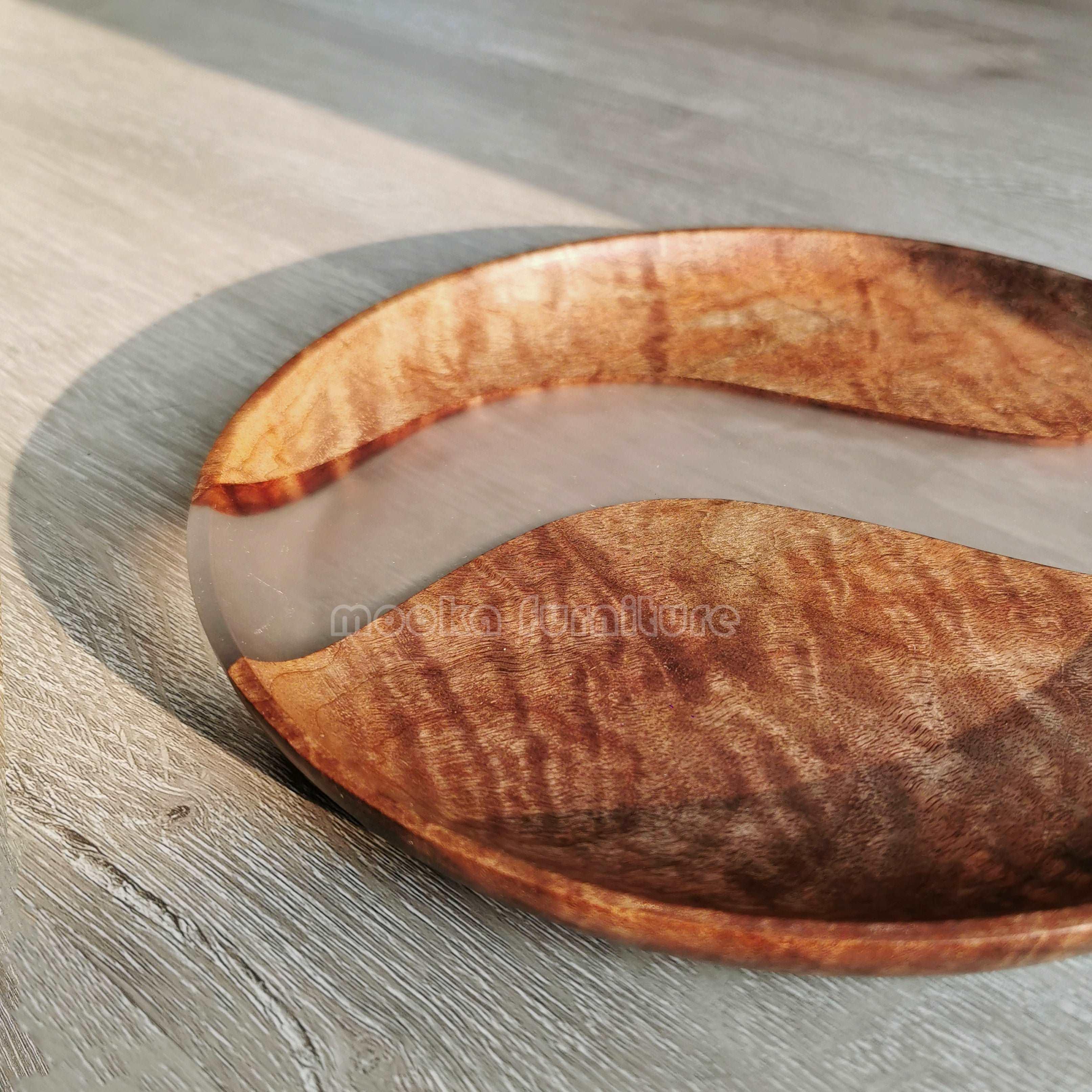 BLACK WALNUT RESIN TRAY FREE SHIPPING - MOOKA FURNITURE