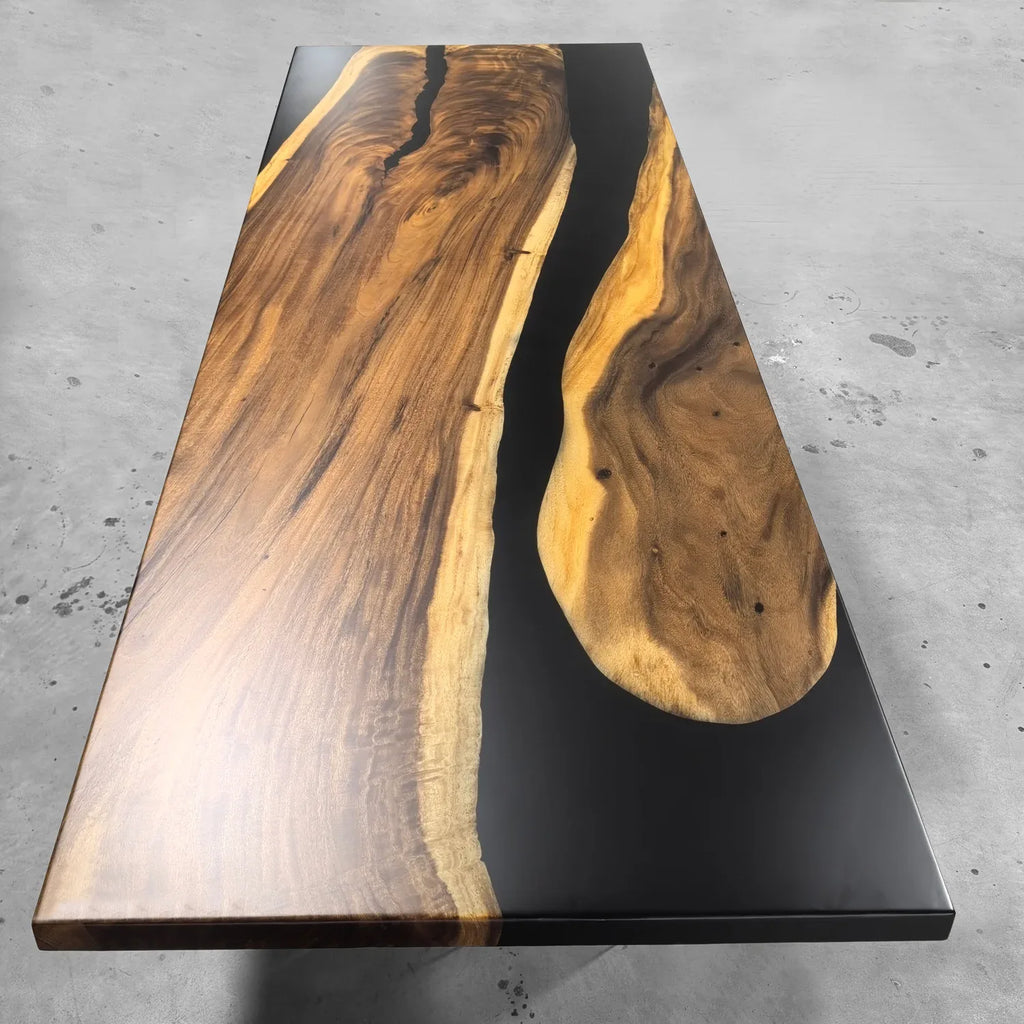 Unique stylish wood dining table for 10 people - MOOKA FURNITURE