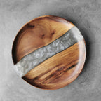 BLACK WALNUT RESIN TRAY FREE SHIPPING MKTY011-24A - MOOKA FURNITURE