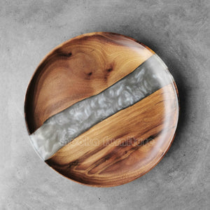 BLACK WALNUT RESIN TRAY FREE SHIPPING MKTY011-24A - MOOKAFURNITURE