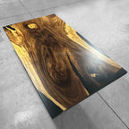 Resin Wood Dining Table - MOOKA FURNITURE