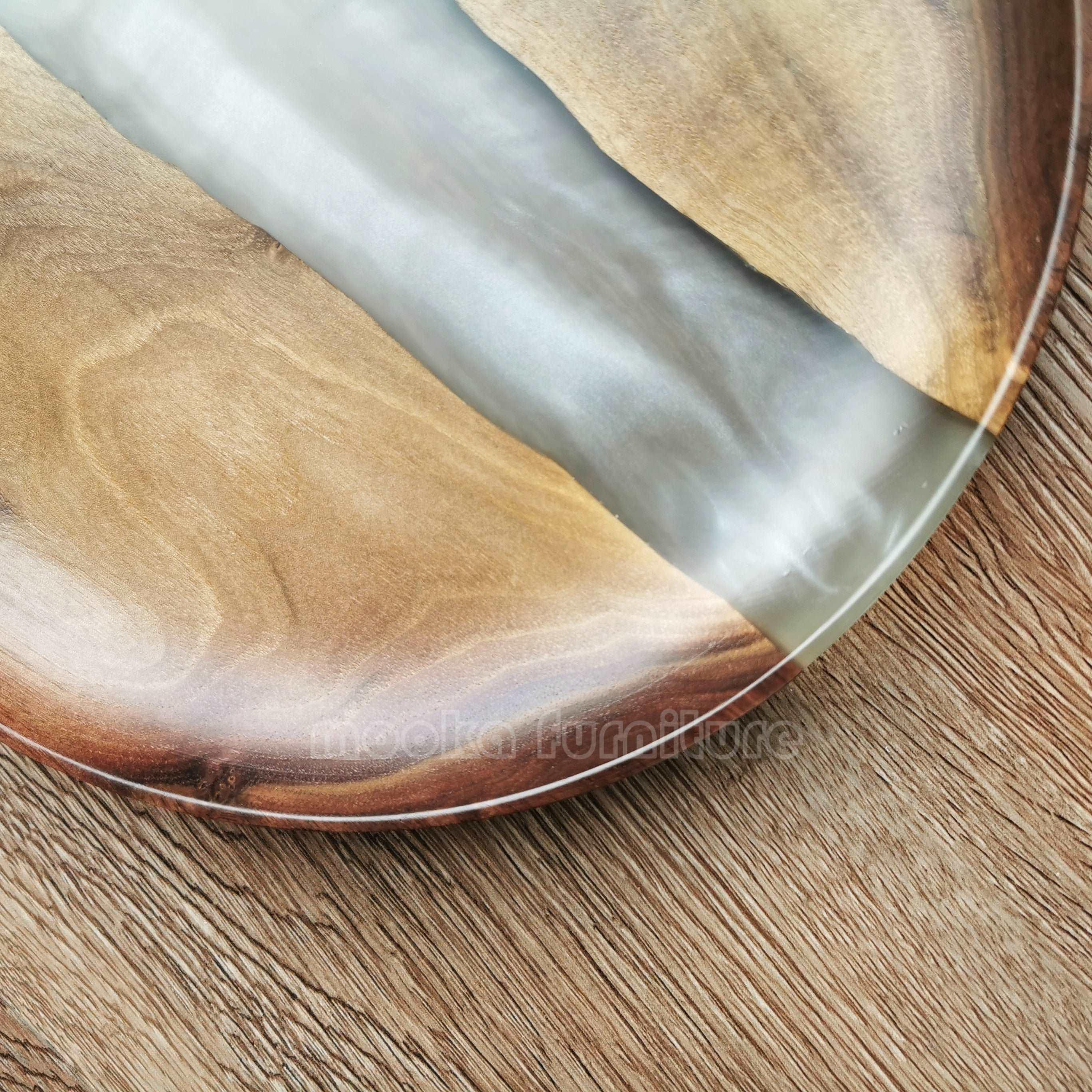 BLACK WALNUT RESIN TRAY FREE SHIPPING MKTY011-24C - MOOKA FURNITURE