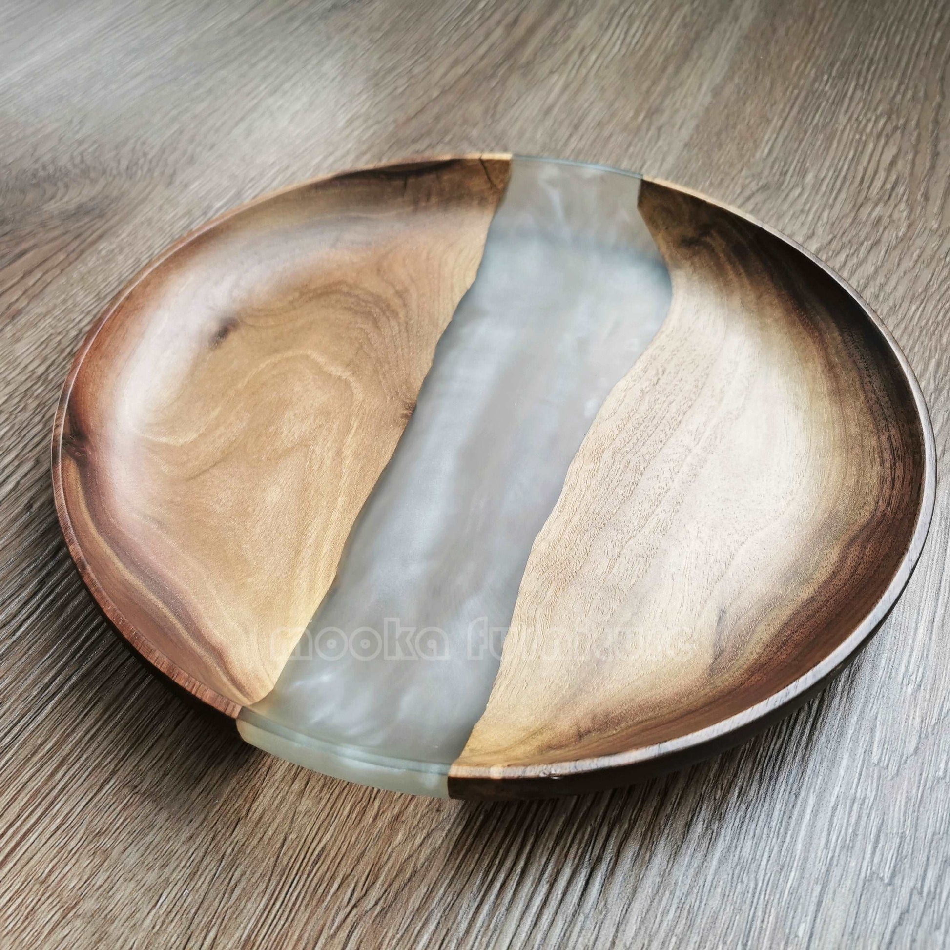 BLACK WALNUT RESIN TRAY FREE SHIPPING MKTY011-24C - MOOKAFURNITURE