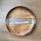 BLACK WALNUT RESIN TRAY FREE SHIPPING MKTY011-24C - MOOKA FURNITURE
