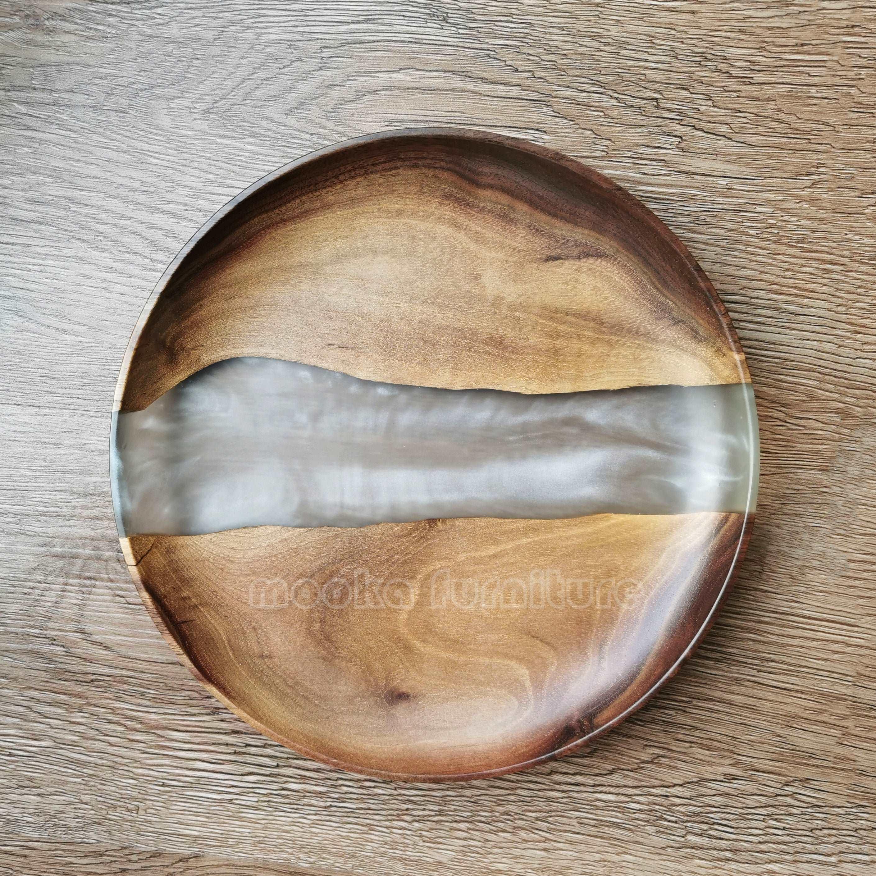BLACK WALNUT RESIN TRAY FREE SHIPPING MKTY011-24C - MOOKA FURNITURE