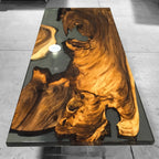 Craftsmanship single masterpiece solid wood dining table for 8 people - MOOKA FURNITURE