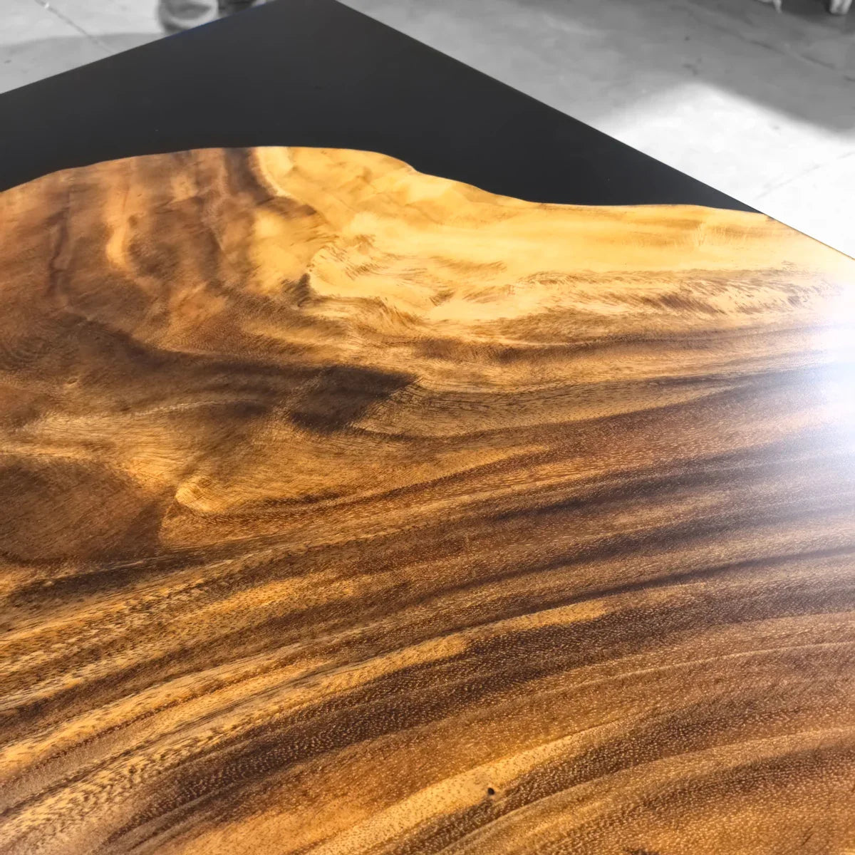 Craftsmanship single masterpiece solid wood dining table for 8 people - MOOKA FURNITURE