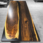 Massive Boardroom table in 12 ft for 12-14 people solid wood river epoxy conference table custom made - MOOKA FURNITURE