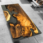 Craftsmanship single masterpiece solid wood dining table for 8 people - MOOKA FURNITURE