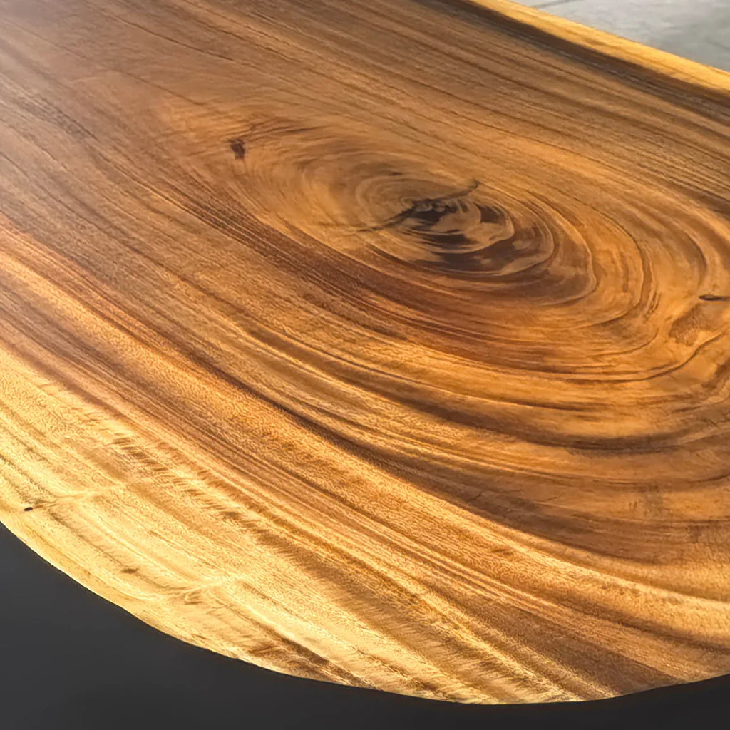 Big family dining table for 10 people black river table extra wide - MOOKA FURNITURE