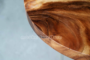 Resin Wood Coffee Table - MOOKAFURNITURE