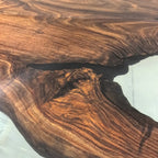 Luxury home black walnut dining table for 8-10 people - MOOKA FURNITURE