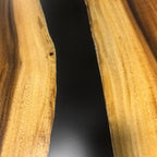 Big family dining table for 10 people black river table extra wide - MOOKA FURNITURE