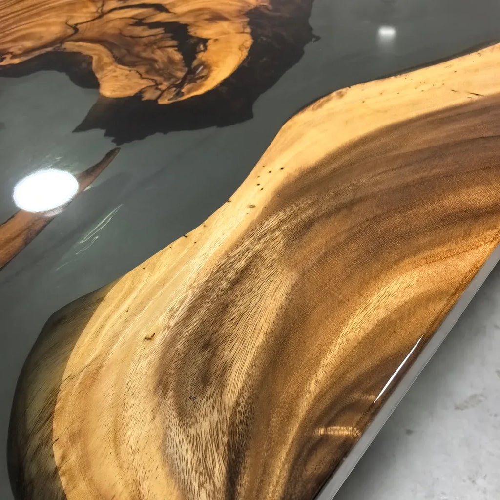 Craftsmanship single masterpiece solid wood dining table for 8 people - MOOKA FURNITURE