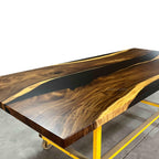 Luxury Black river dining table for 8-10 seaters spacious and comfortable - MOOKA FURNITURE