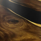 Luxury Black river dining table for 8-10 seaters spacious and comfortable - MOOKA FURNITURE