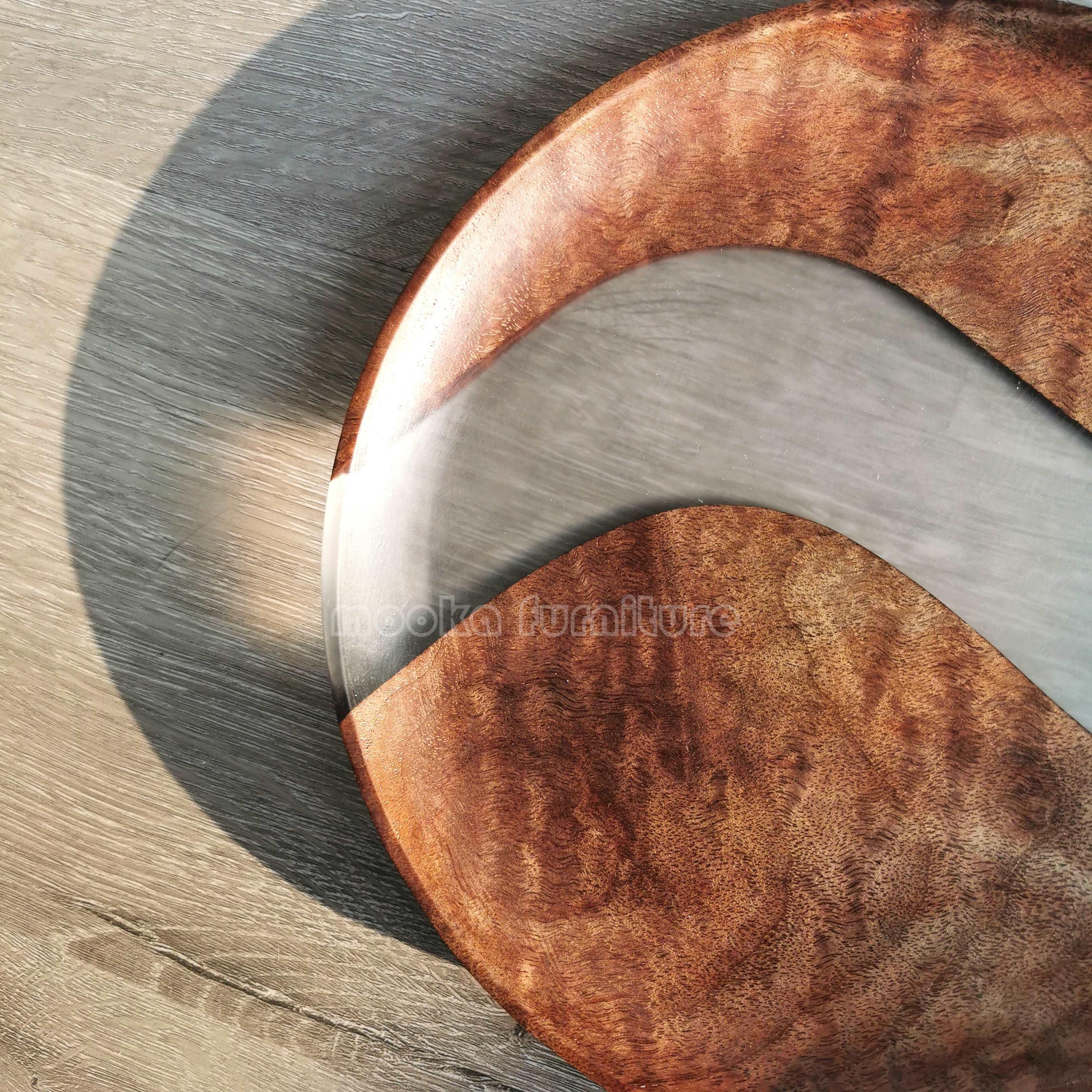 BLACK WALNUT RESIN TRAY FREE SHIPPING - MOOKA FURNITURE