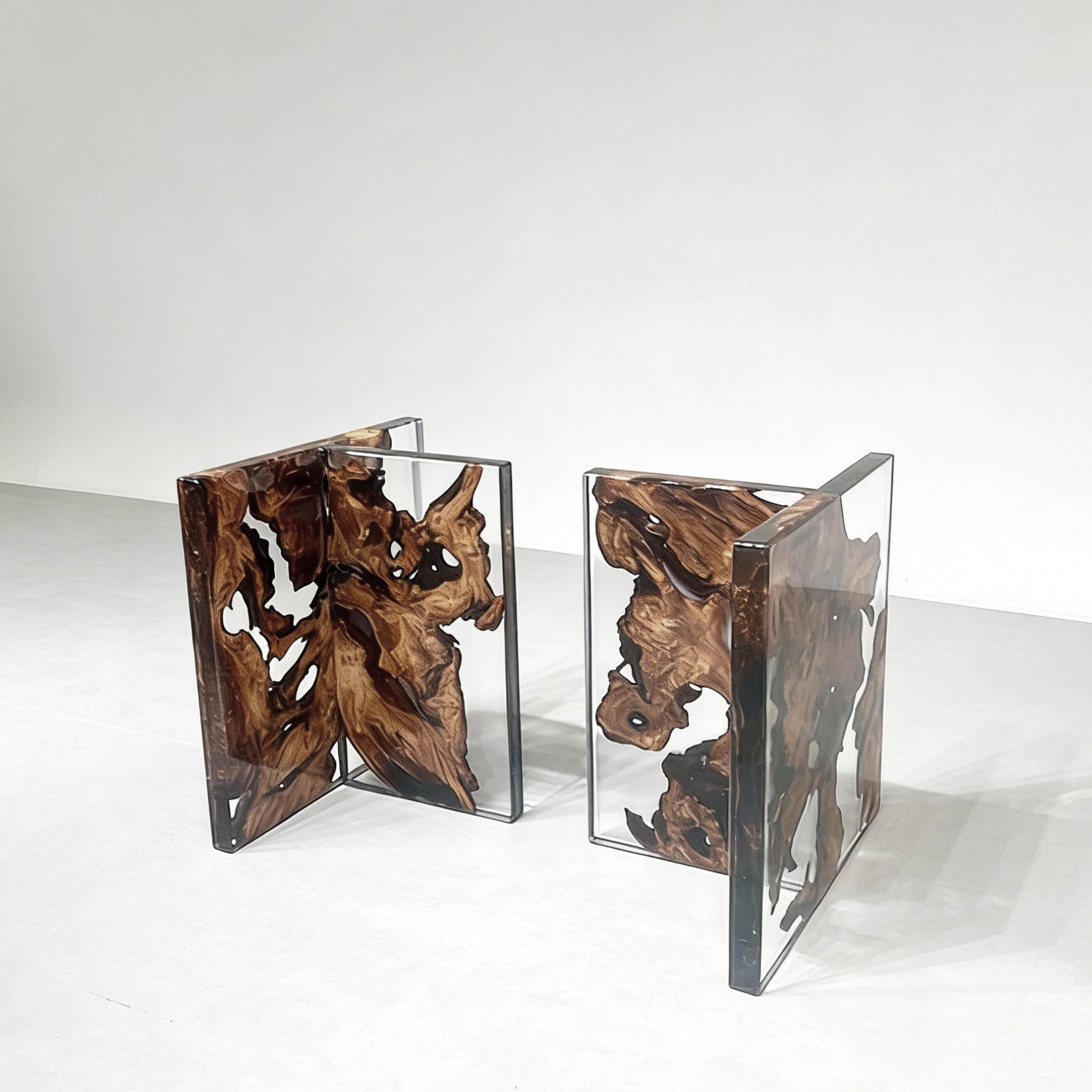 The T base 28" height matching to Camphorne wood table top for 8-10 people