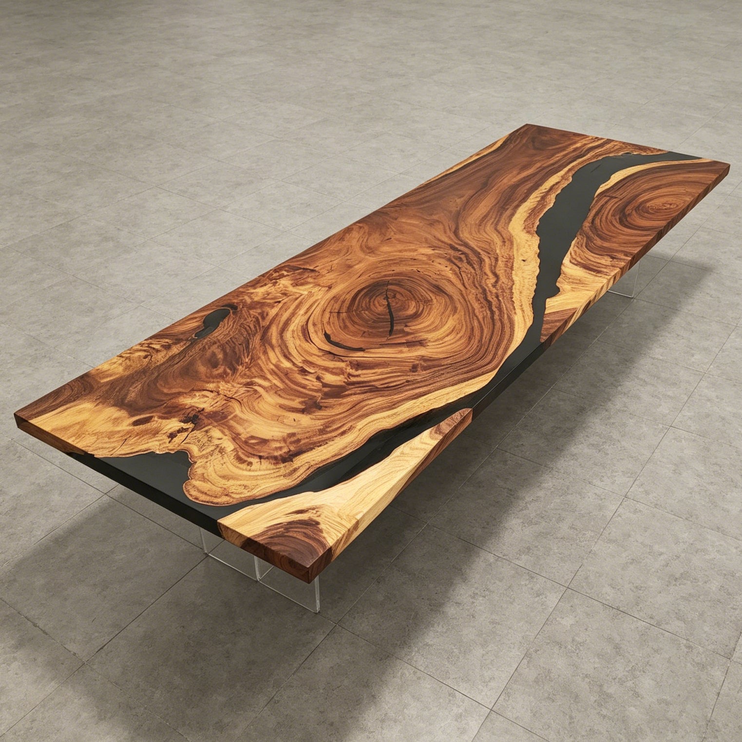 One-of-a-kind Cusotm made 12ft luxury boardroom table meeting table for 14 people