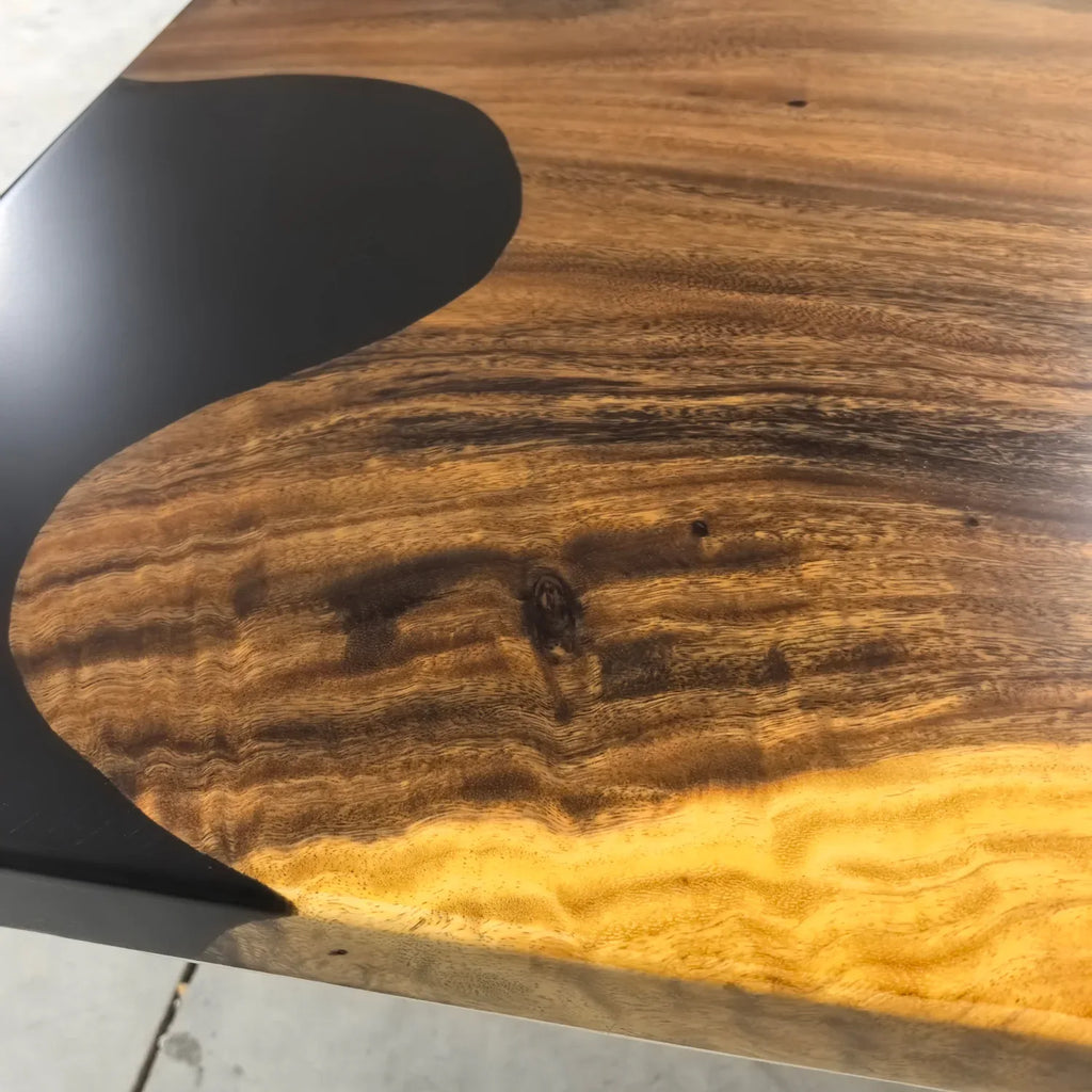 12ft Long table for 12-14 people big dining room open space table custom made wood table - MOOKA FURNITURE