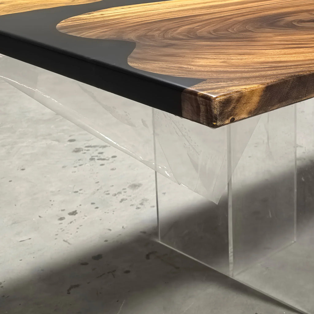 Contemporary unique style luxury wood dining table for 10 people - MOOKA FURNITURE