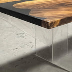 Contemporary unique style luxury wood dining table for 10 people - MOOKA FURNITURE