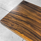 120 inch solid natural wood dining table with bench for 10-12 people