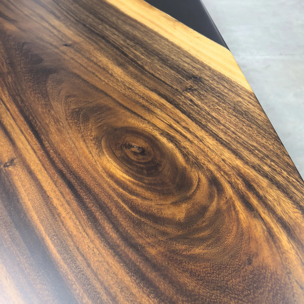 Luxury organic wood dining table large for 8-10 people - MOOKA FURNITURE