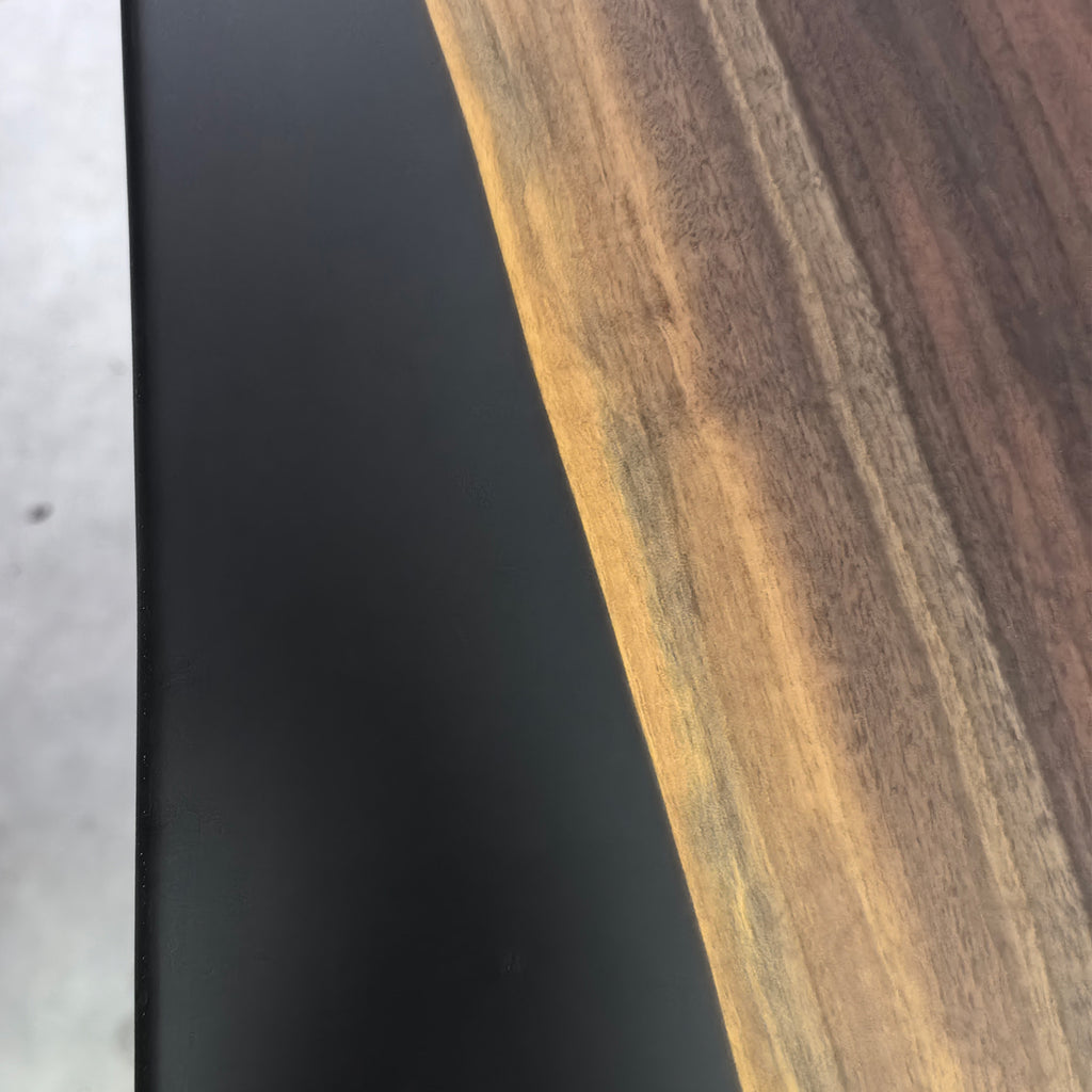 10feet meeting room table black walnut solid wood eye-catching conference table for 10 seats