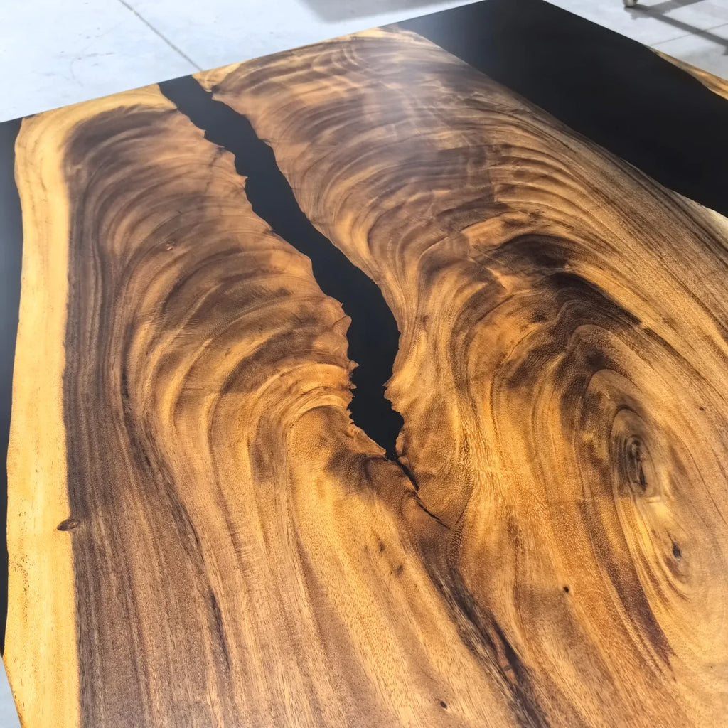 Unique stylish wood dining table for 10 people - MOOKA FURNITURE