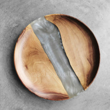 Load image into Gallery viewer, BLACK WALNUT RESIN TRAY FREE SHIPPING MKTY011-24C - MOOKAFURNITURE