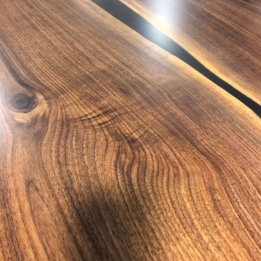 Luxury bookmatch blackwalnut  solid wood conference table for 12-14 seats