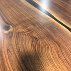 Luxury bookmatch blackwalnut  solid wood conference table for 12-14 seats