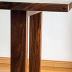 Solid wood table base simple square design for 10-14 people(single leg) - MOOKA FURNITURE