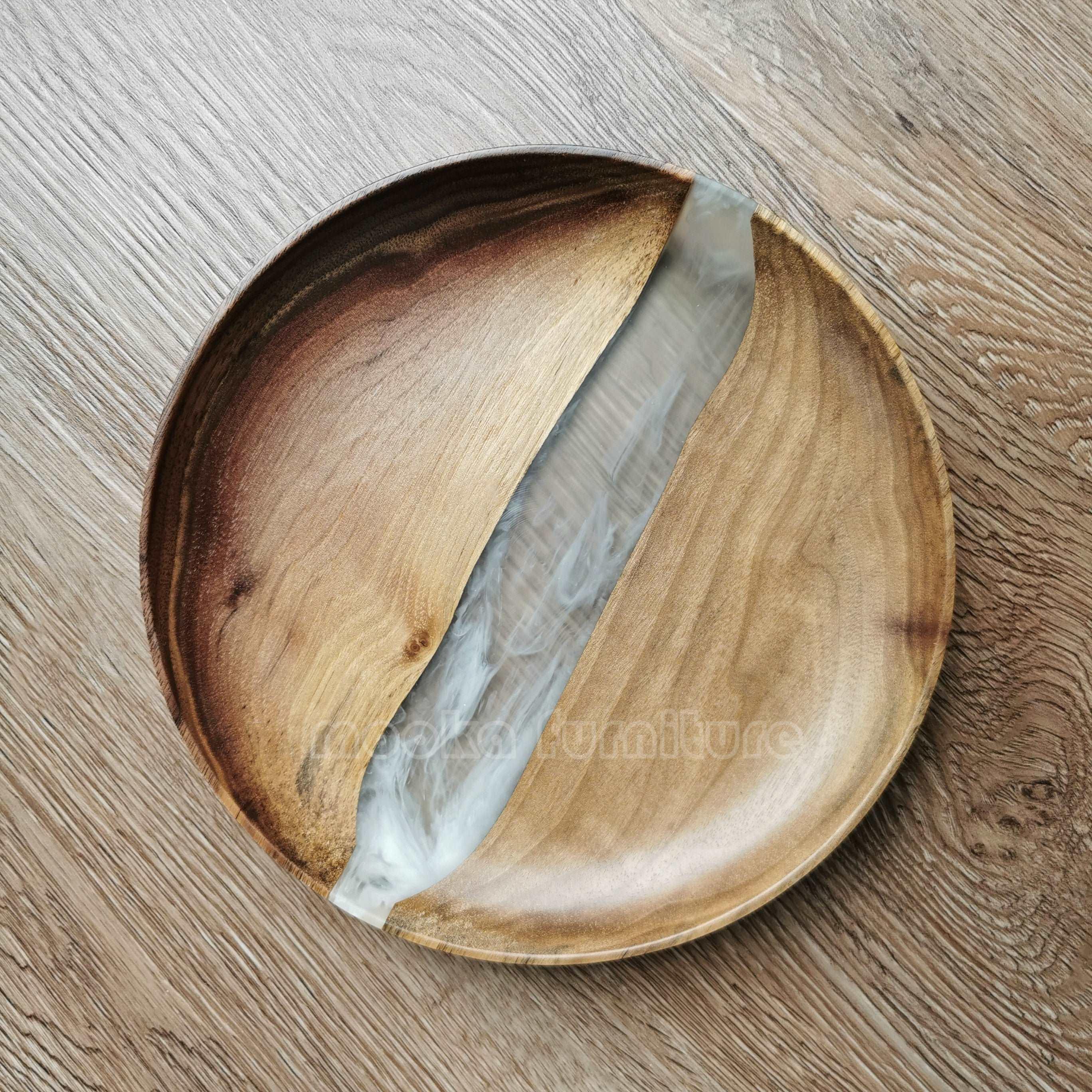 BLACK WALNUT RESIN TRAY FREE SHIPPING MKTY011-20 - MOOKA FURNITURE