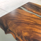 Craftsmanship single masterpiece solid wood dining table for 8 people - MOOKA FURNITURE