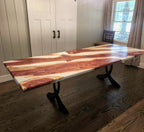 Metal Table Legs - 418 Curva - 26W, 28H inch - Set of 2 pcs - Flowyline - MOOKA FURNITURE