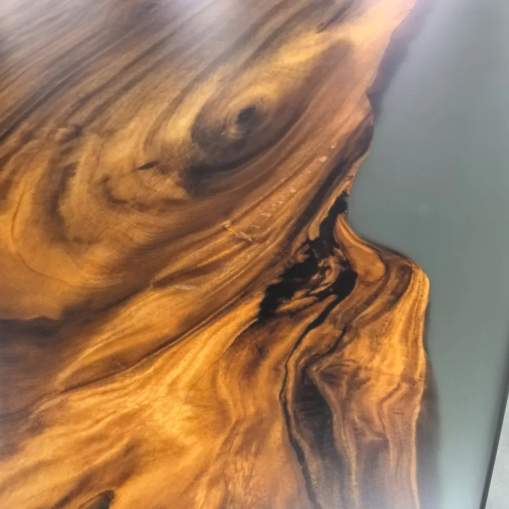 Craftsmanship single masterpiece solid wood dining table for 8 people - MOOKA FURNITURE