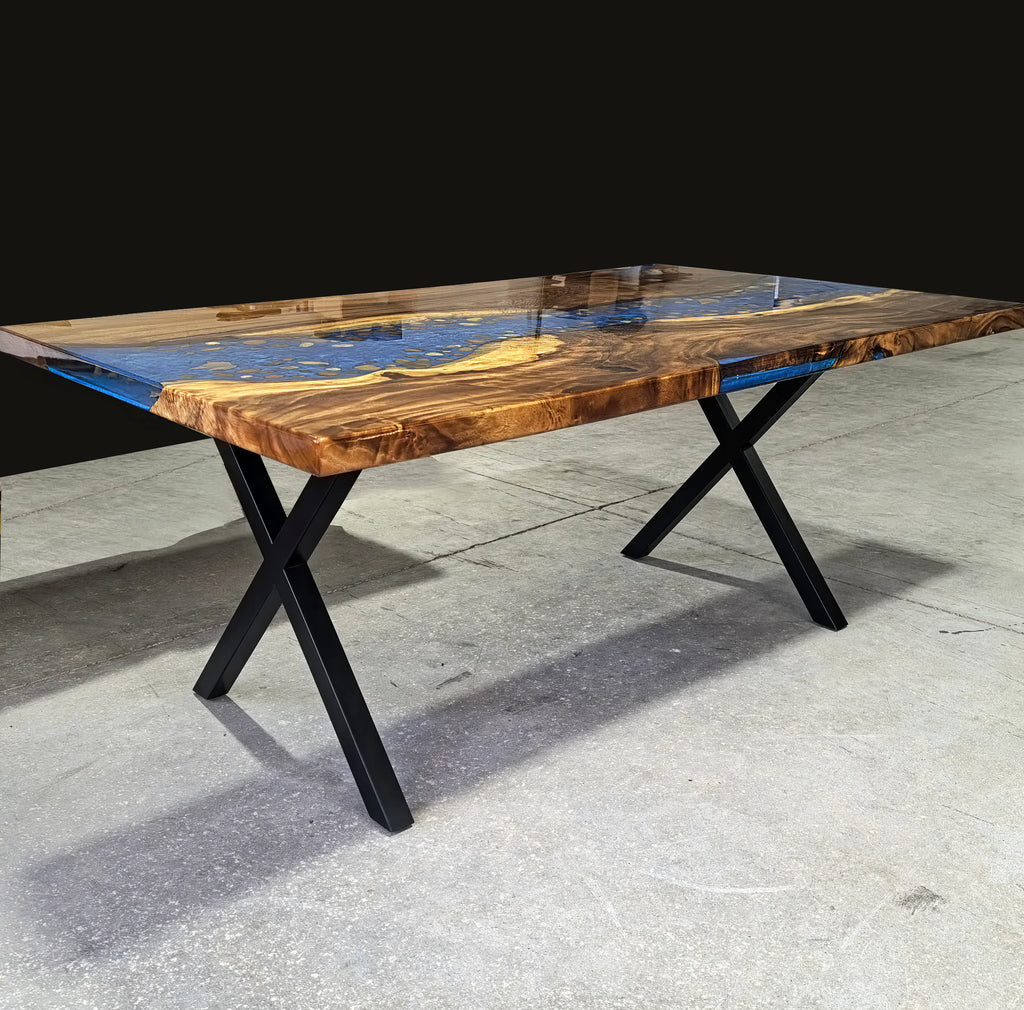 The X legs 28" height for river table (6-8 people) - MOOKA FURNITURE