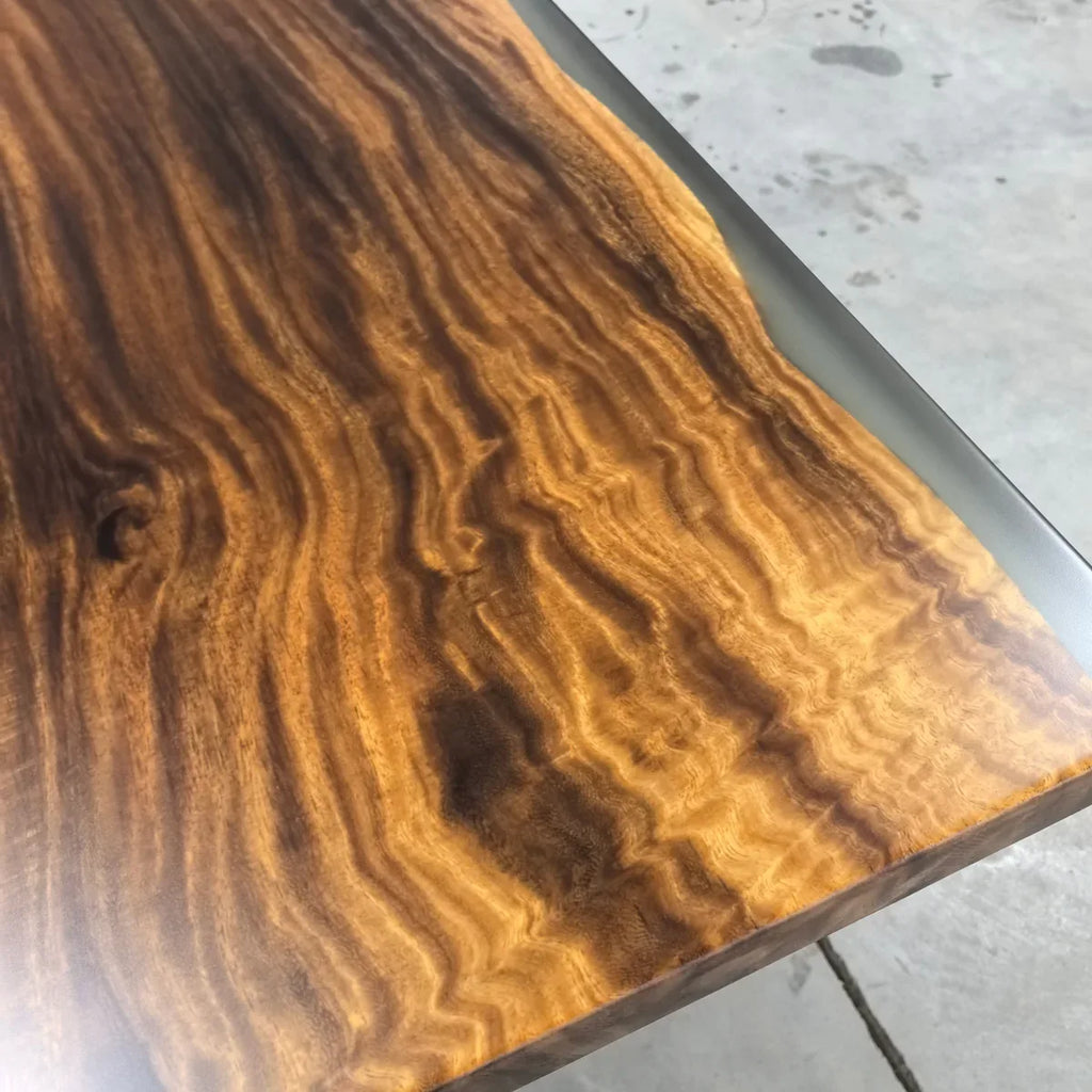 Craftsmanship single masterpiece solid wood dining table for 8 people - MOOKA FURNITURE