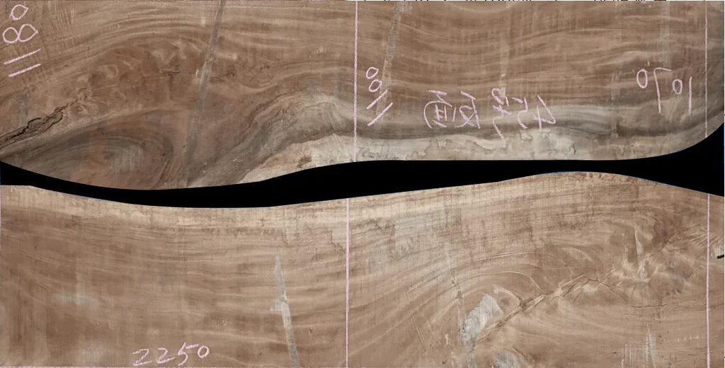 Luxury Living Handcrafted river table for 6-8 people - MOOKA FURNITURE